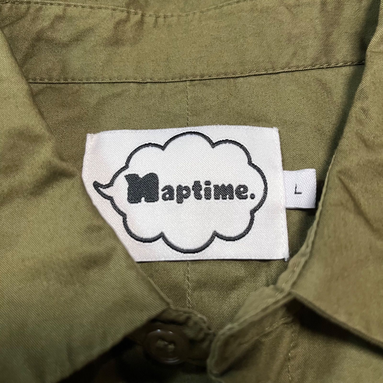 Naptime ナップタイム 比翼仕立て フライフロント 半袖シャツ AAA