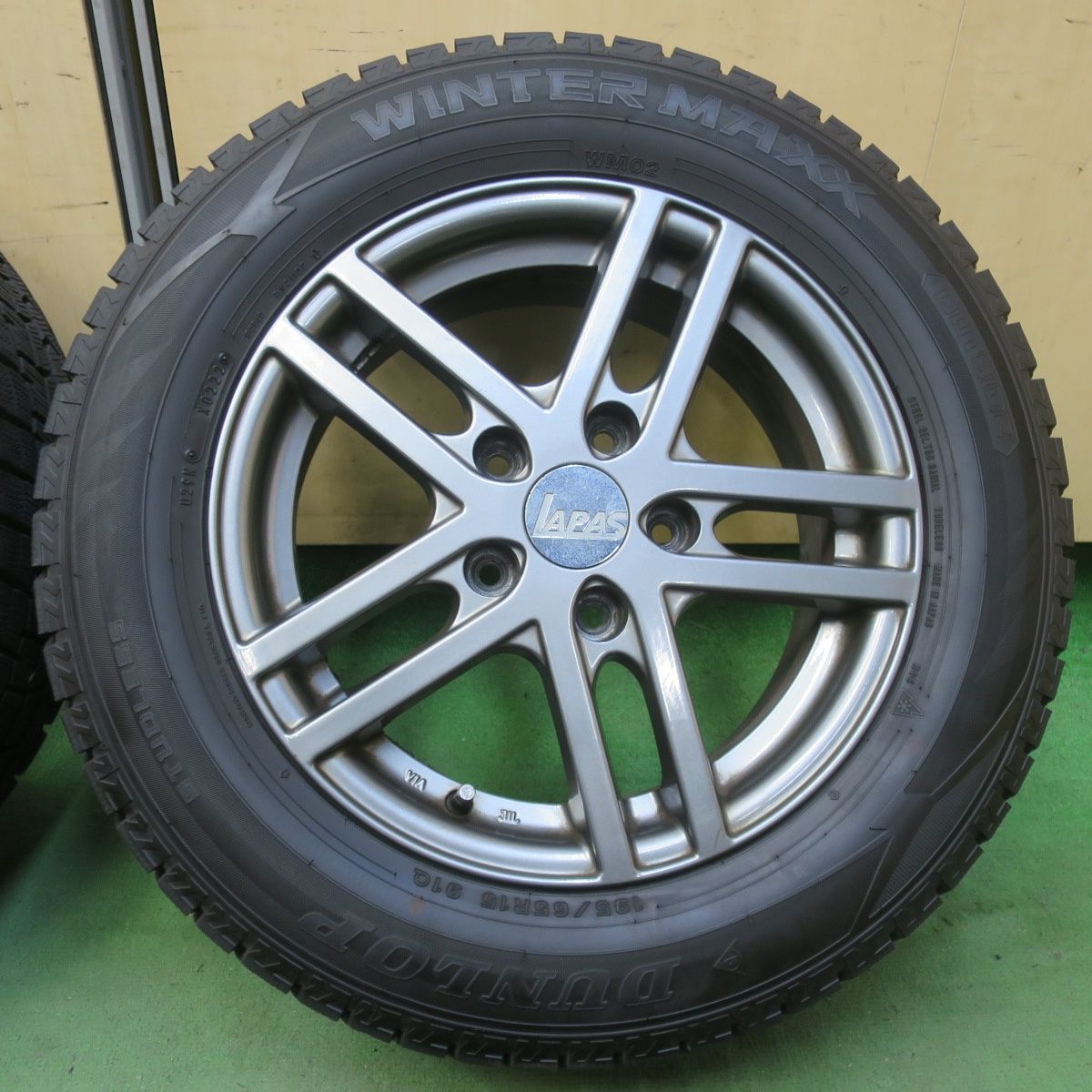 バリ溝！22年！9分◎スタッドレス 195/65R15 ダンロップ ウインター