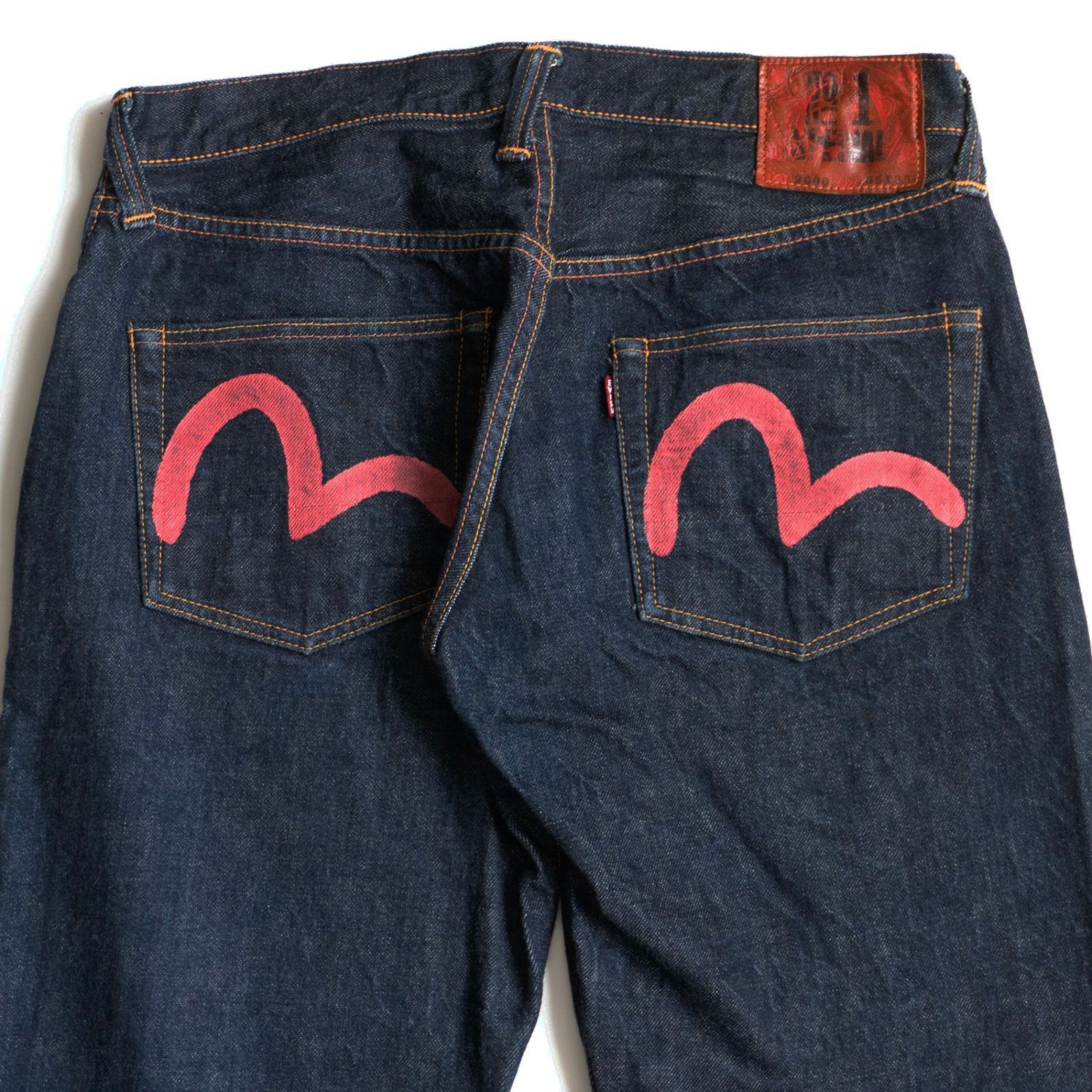 美品/濃紺】EVISU 【LOT.2000 デニムパンツ】35×35 エビス ジーンズ