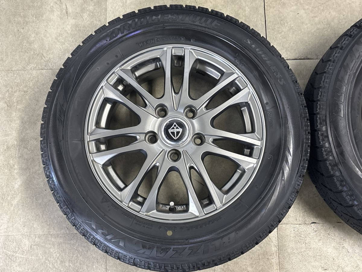 ノア ヴォクシー 等に】Weds VELVA 15in 6J +53 PCD114.3 ブリヂストン 