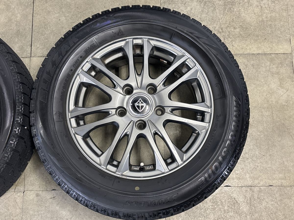 ノア ヴォクシー 等に】Weds VELVA 15in 6J +53 PCD114.3 ブリヂストン 