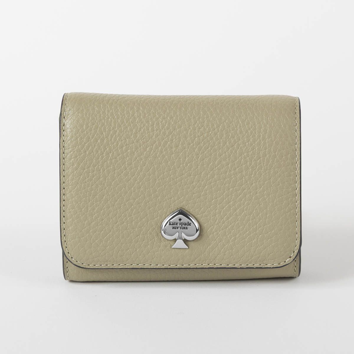 新品 ケイトスペード kate spade 2つ折り財布 スモールLジップウォレット ドライドクローブ