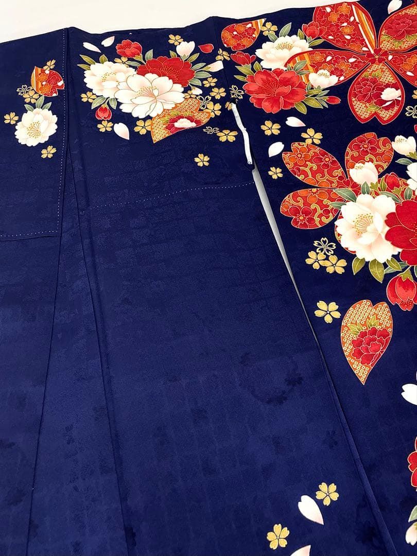 振袖 suzanne スザンヌ ラメ刺繍 金彩 桜 身丈170cm HKT221 - メルカリ