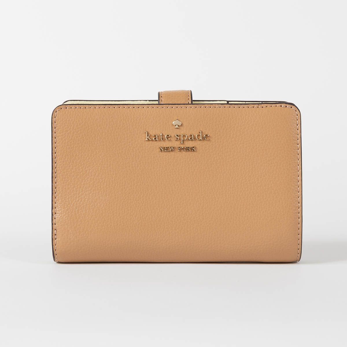 新品 ケイトスペード kate spade 2つ折り財布 ミディアム バイフォールドウォレット タスカンブラウン