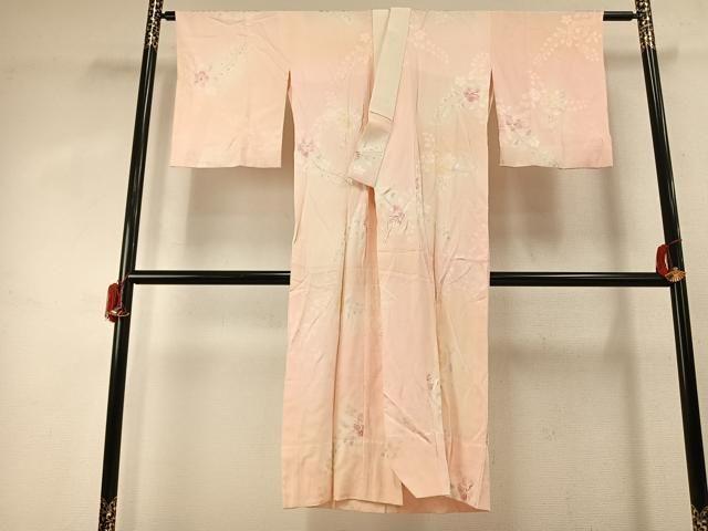 平和屋着物●長襦袢　無双仕立て　絞り　辻が花　暈し染め　正絹　逸品　AABJ4046fy