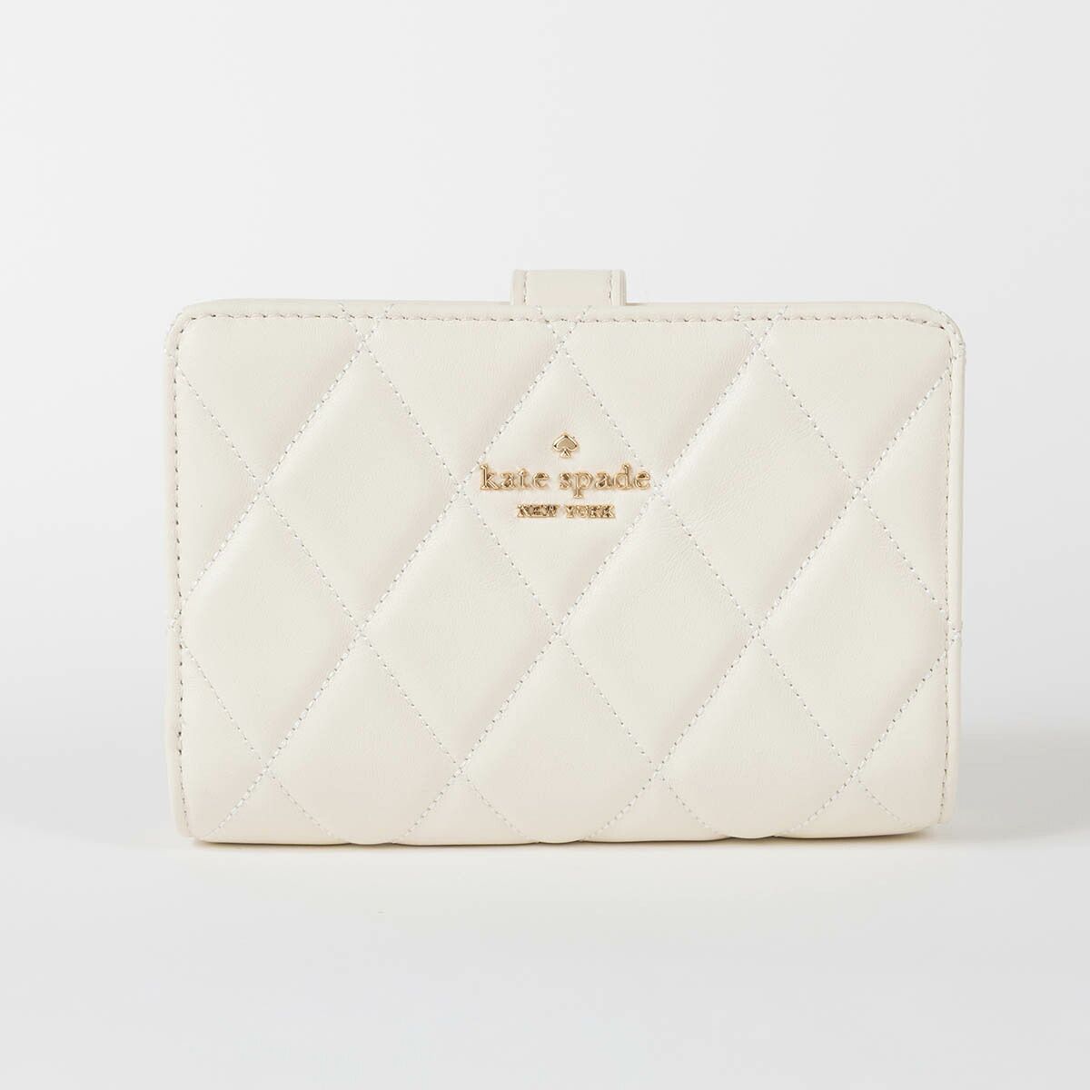 新品 ケイトスペード kate spade 2つ折り財布 ミディアム バイフォールド ウォレット メレンゲ