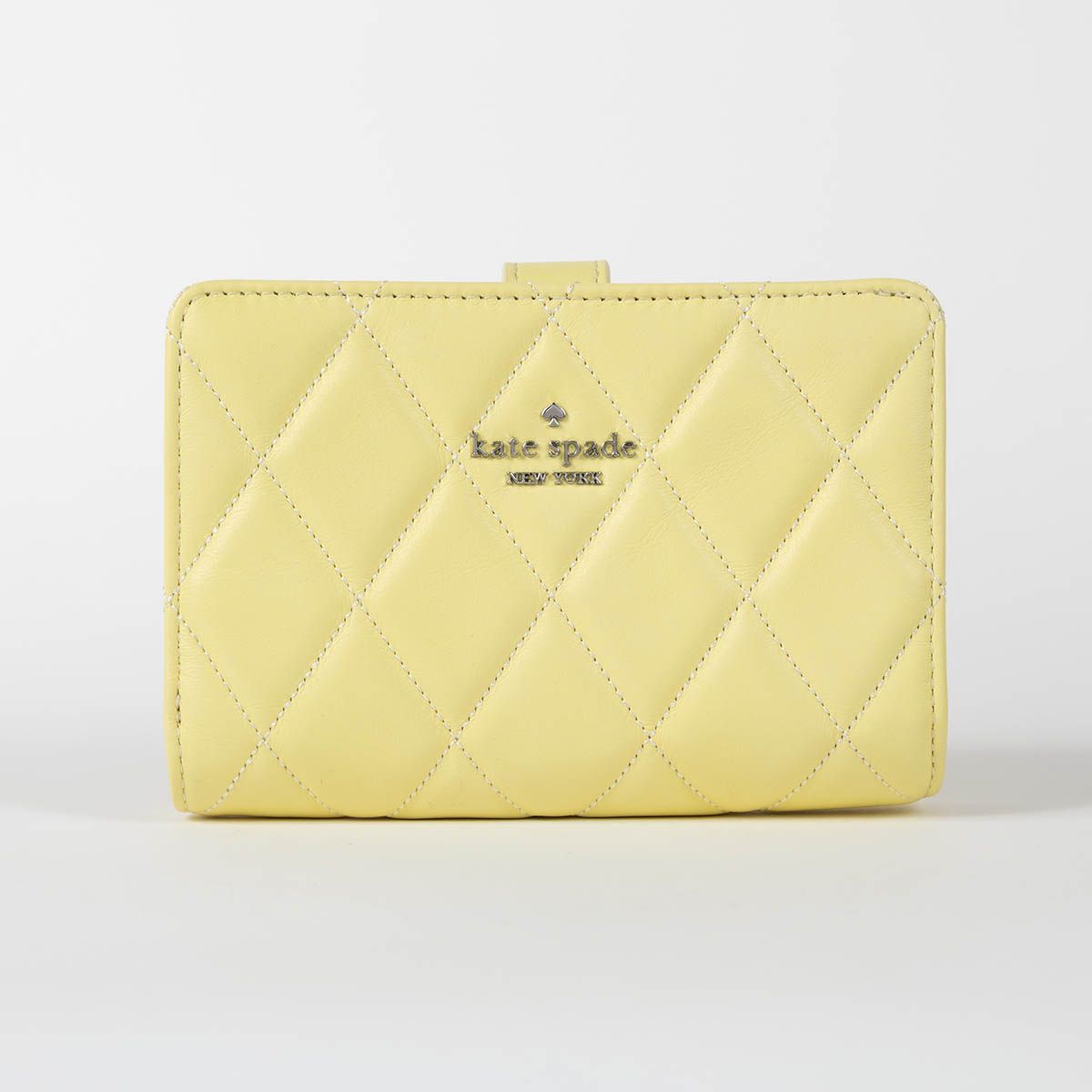 新品 ケイトスペード kate spade 2つ折り財布 ミディアム バイフォールド ウォレット レモンフォンド