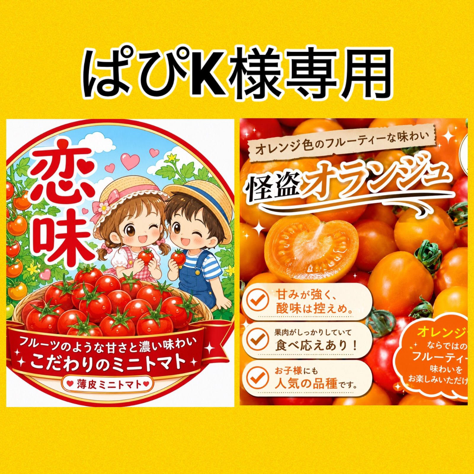 さ様。専用。 K様専用ページです‼️ ぱぴK様専用ページ‼️恋味➕怪盗