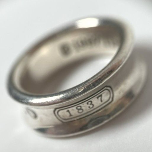 TIFFANY&Co. ティファニー 1837 ナロー リング 指輪 8号 SV925