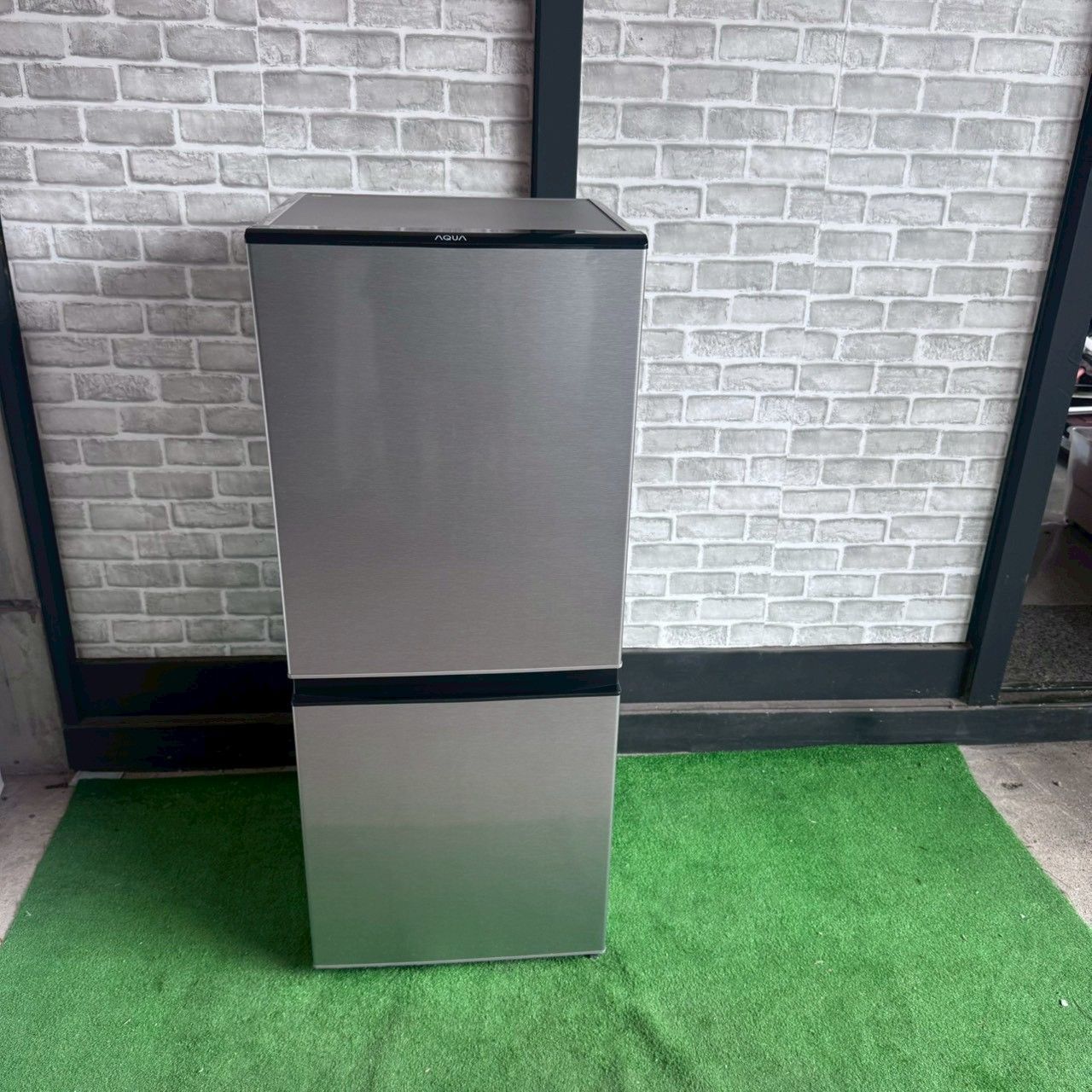 アクア AQUA 2021年製 冷蔵庫 126L シルバー ブラッシュシルバー 