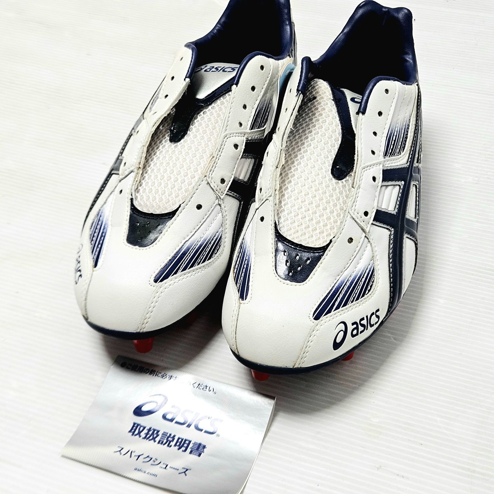 【未使用品】 ASICS ミサイル SC2-L TAM807 アメフト スパイク 25.0cm タグ付 シューレース欠品
