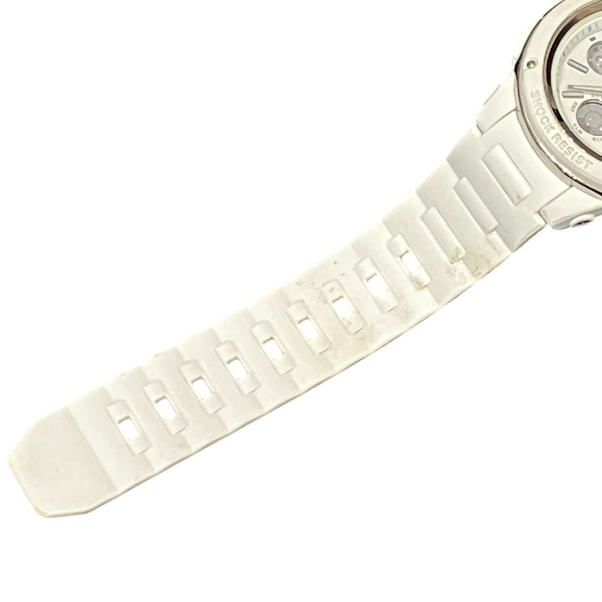 カシオ CASIO BABY-G 腕時計 樹脂 ラバー クオーツ ホワイト文字盤 BGA