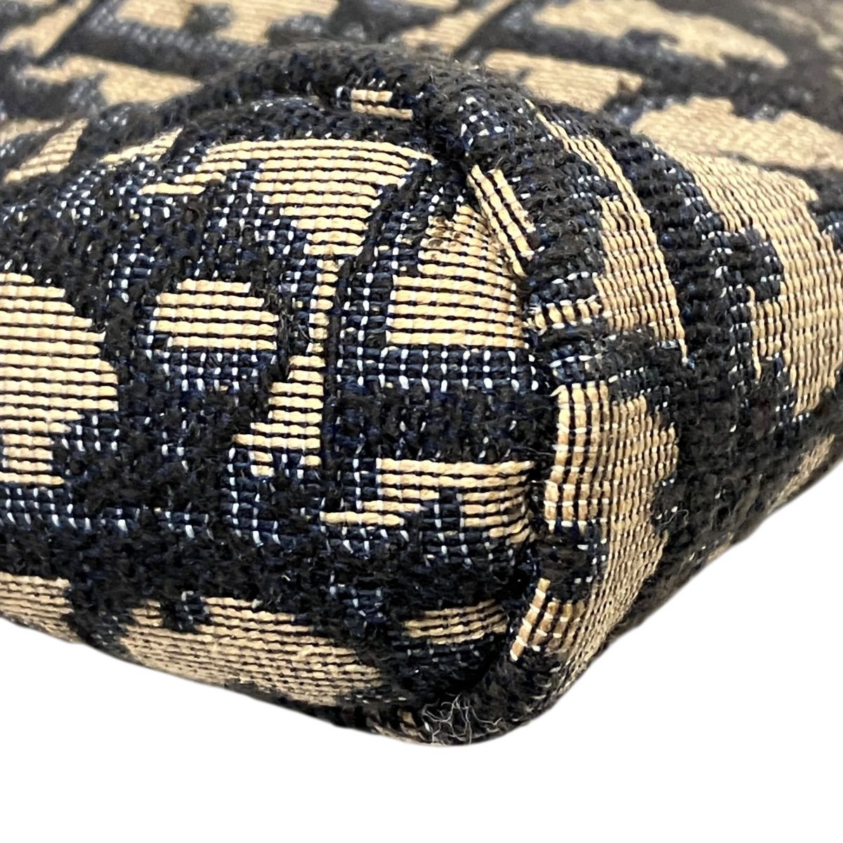 クリスチャンディオール Christian Dior トロッター ポーチ キャンバス