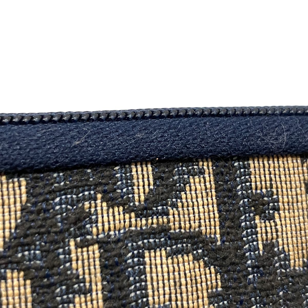 クリスチャンディオール Christian Dior トロッター ポーチ キャンバス