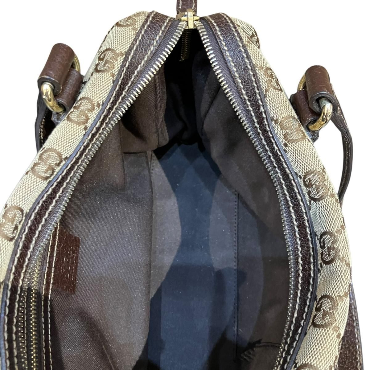 グッチ GUCCI GG ハンドバッグ キャンバス レザー 152457 レディース
