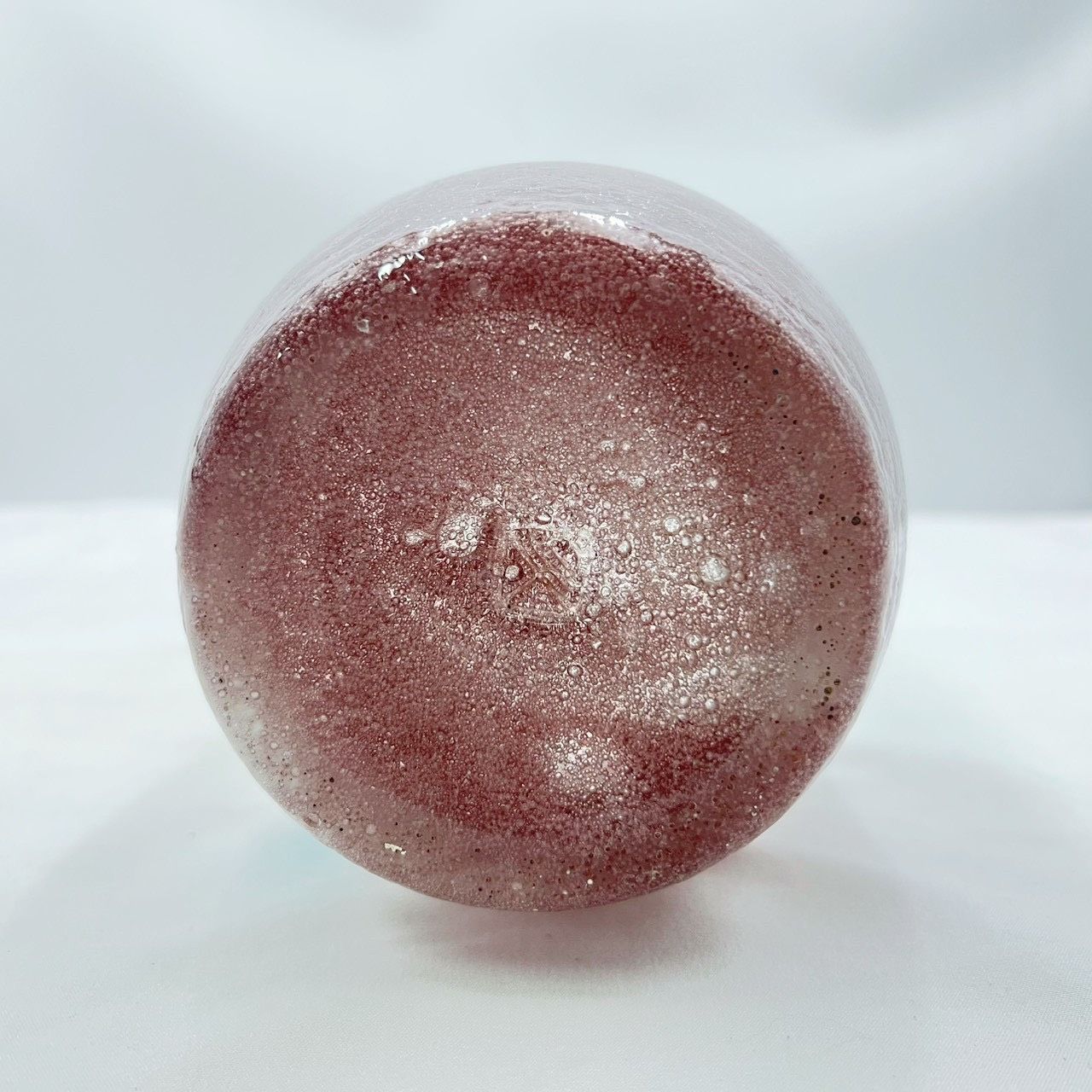 彩鮮やか???】?稲嶺盛吉 琉球ガラス 花瓶 約29cm 吉刻印 気泡ガラス