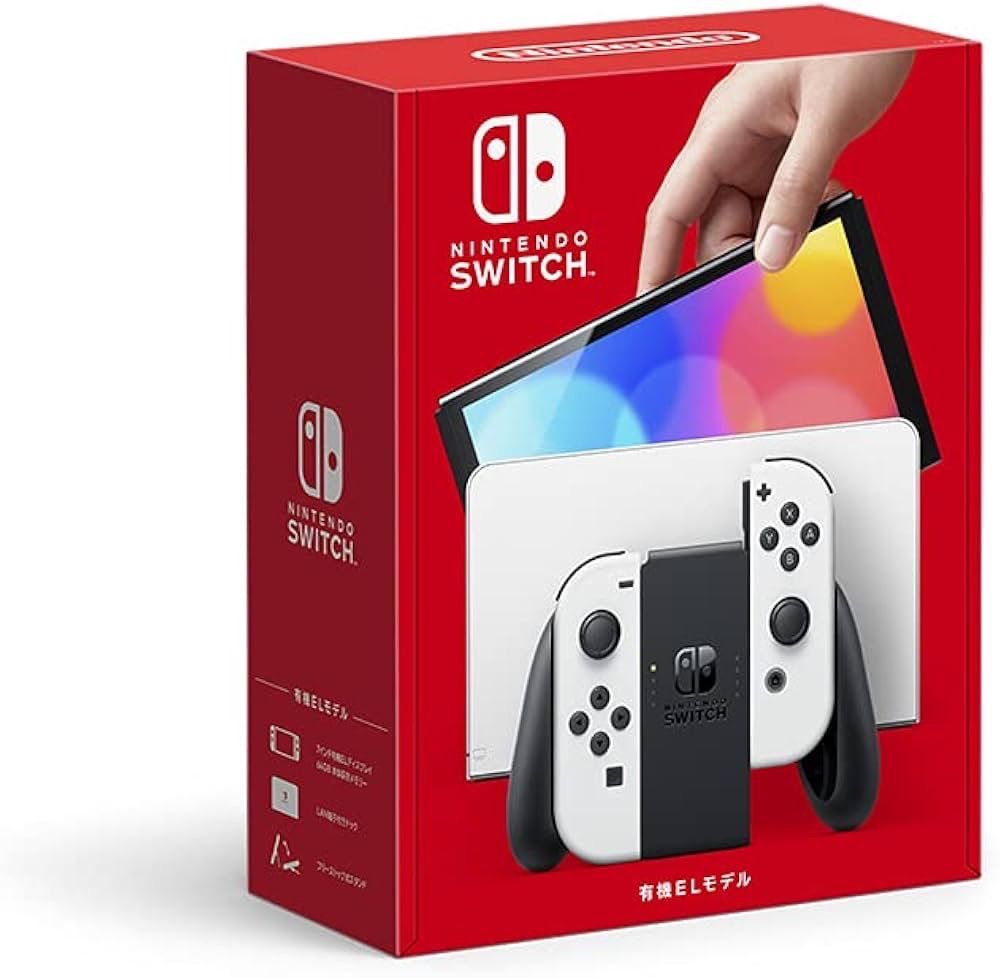 新品未開封】Nintendo Switch 有機ELモデル 本体 ホワイト - メルカリ