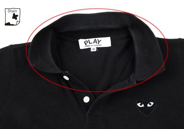 プレイ コムデギャルソンPLAY COMME des GARCONS ハートワッペン半袖
