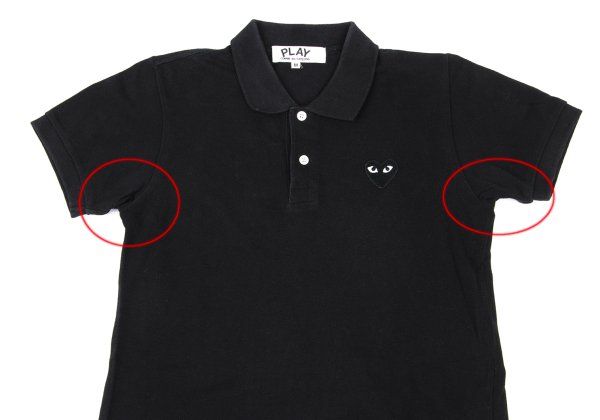 プレイ コムデギャルソンPLAY COMME des GARCONS ハートワッペン半袖