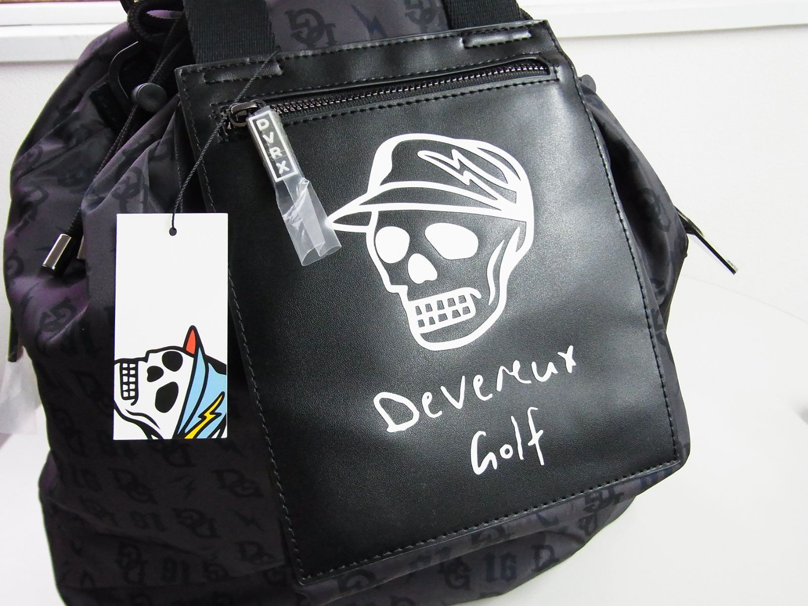 正規品☆DEVEREUX GOLF デヴァローゴルフ☆2WAY DGモノグラムプリント