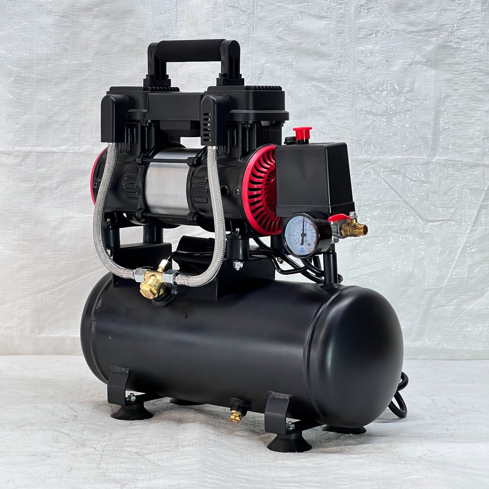 【未使用品】 エアー コンプレッサー 100V 12L 静音 小型 TR1009 ブラック【1793】 15,194円
