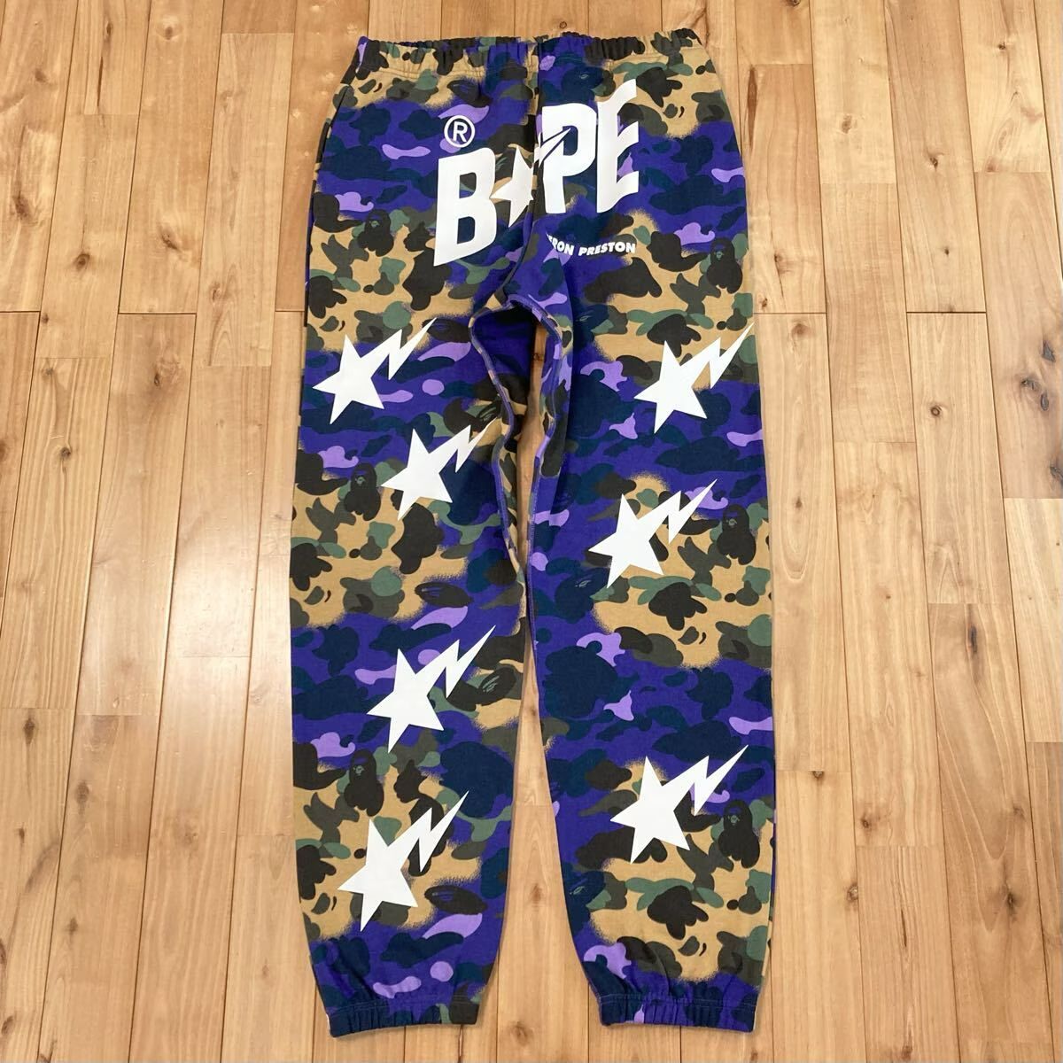 ユウ BAPE × HERON PRESTON スウェットパンツ ☆新品☆ XL HERON PRESTON × BAPE CAMO スウェットパンツ a bathing