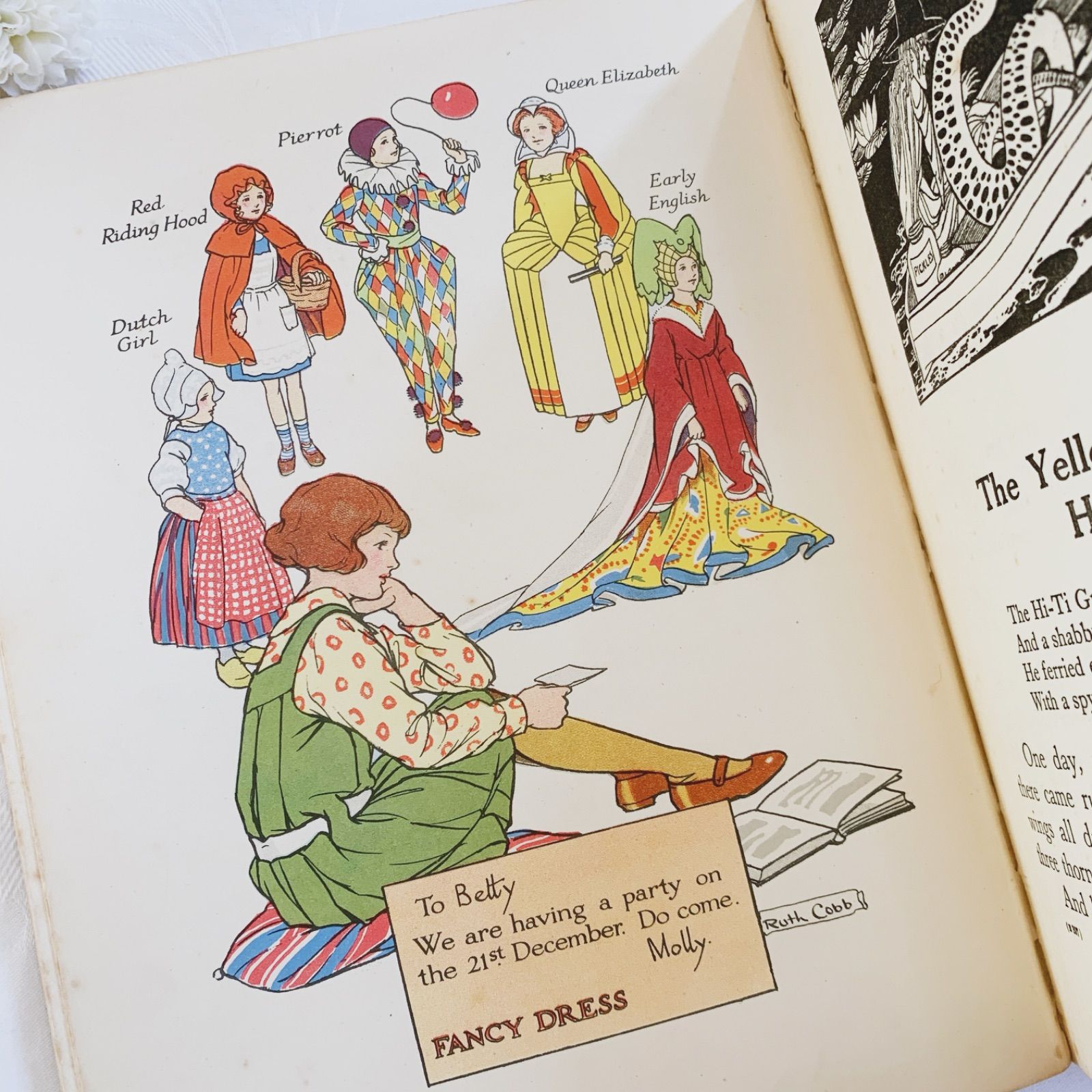 1920s-1930s イギリスの挿絵付きアンティーク児童書 ビンテージ本 The