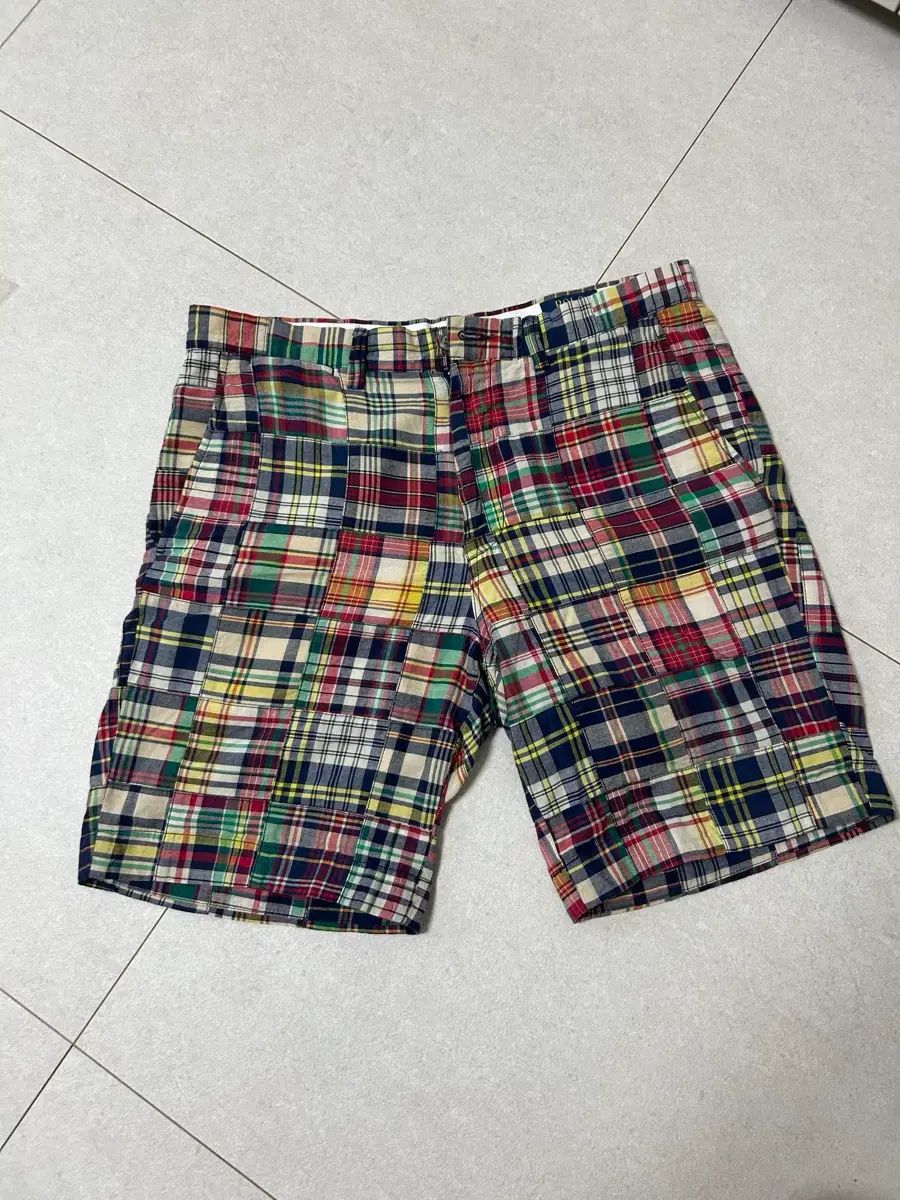 ポロ ラルフローレン パッチワーク ハーフパンツ 32