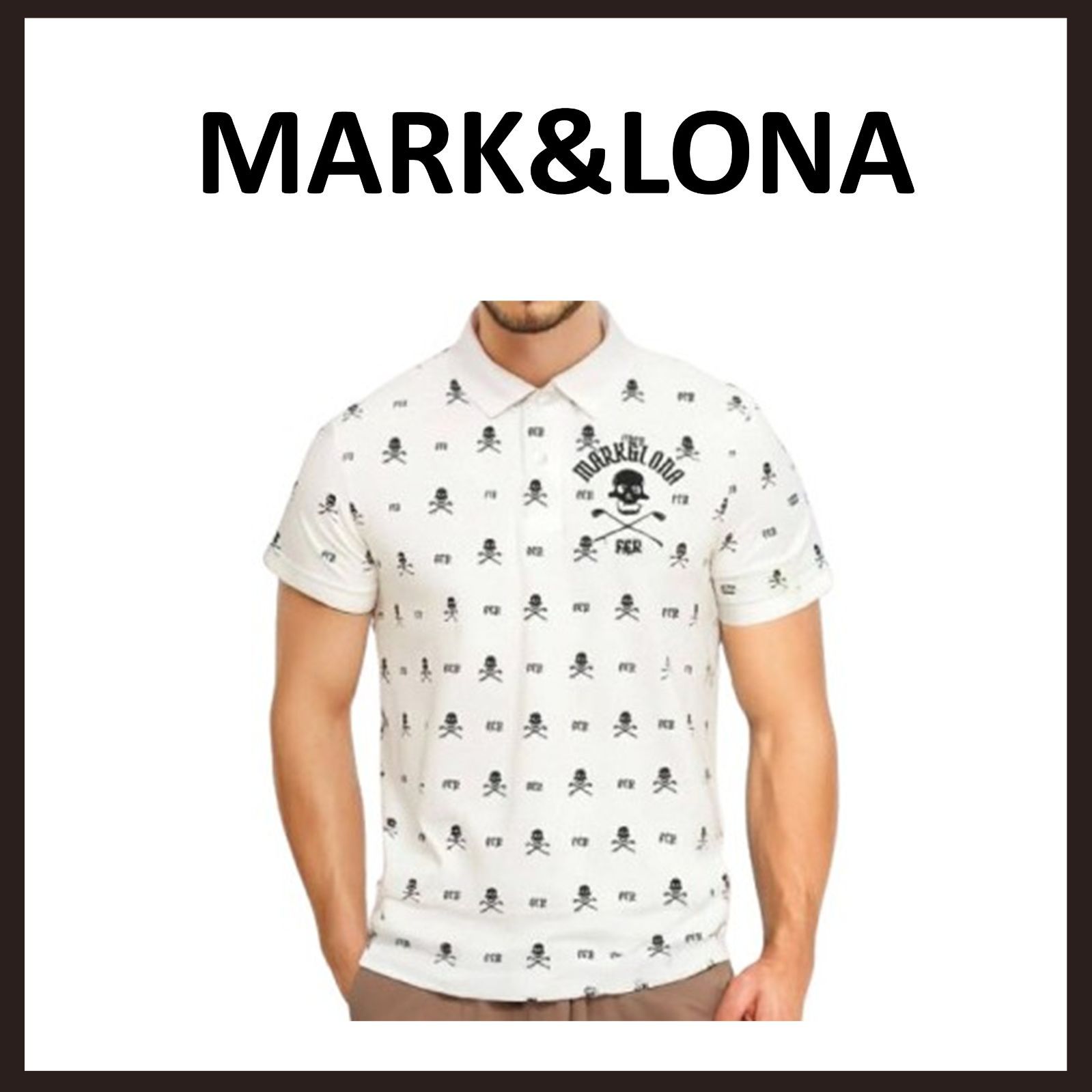 MARK & LONA マークアンドロナ　Johnson Polo 50 新品未使用 MARK&LONA（マークアンドロナ） Johnson ポロシャツ 50