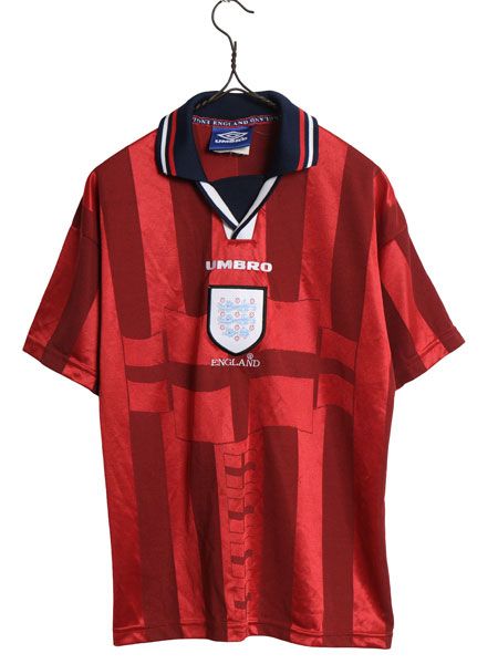 希少 90s イングランド製 アンブロ イングランド代表 サッカーユニフォーム お得なクーポン配布中!】 90s ☆ アンブロ イングランド代表 サッカー