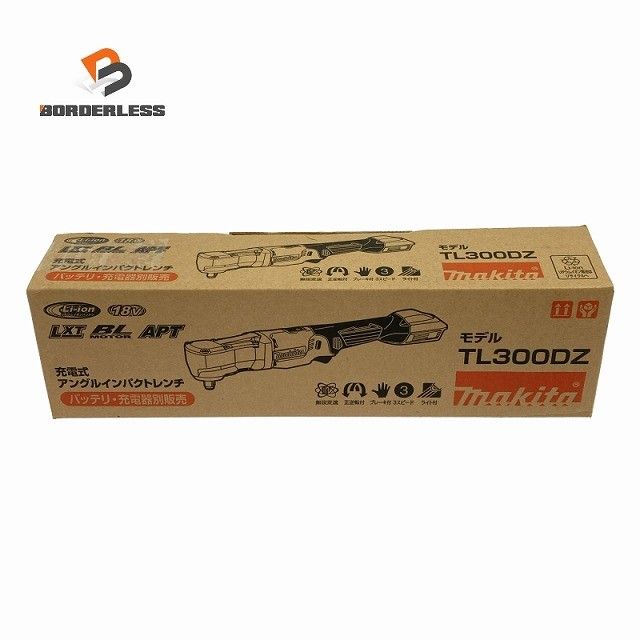 ☆未使用品☆makita マキタ 18V 充電式アングルインパクトレンチ TL300DZ 本体のみ 無断変速 正逆転付132142