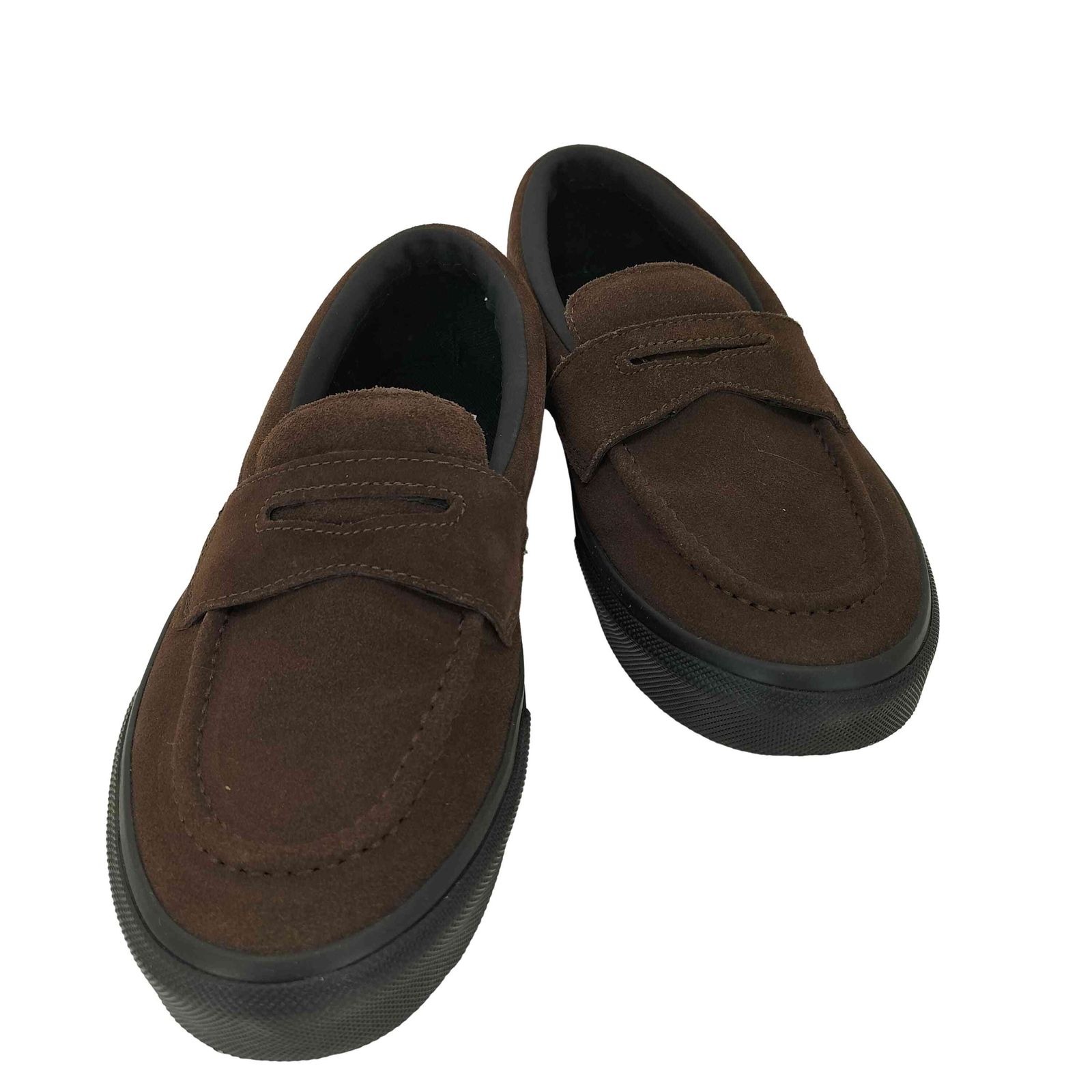 バンズスエード バンズ 茶色 ローファー Vans スエード のスケート