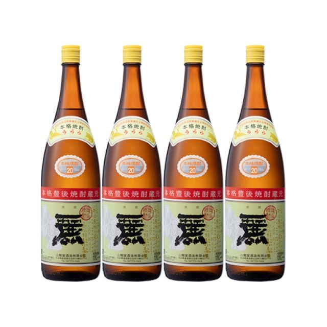 麗(うらら) 20度 1800ml×4本 米焼酎 二階堂酒造 大分