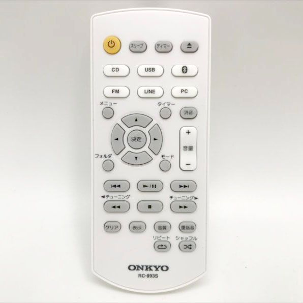 E6744◇〒 展示品 ONKYO (オンキョー) RC-893S 純正 CDレシーバー用