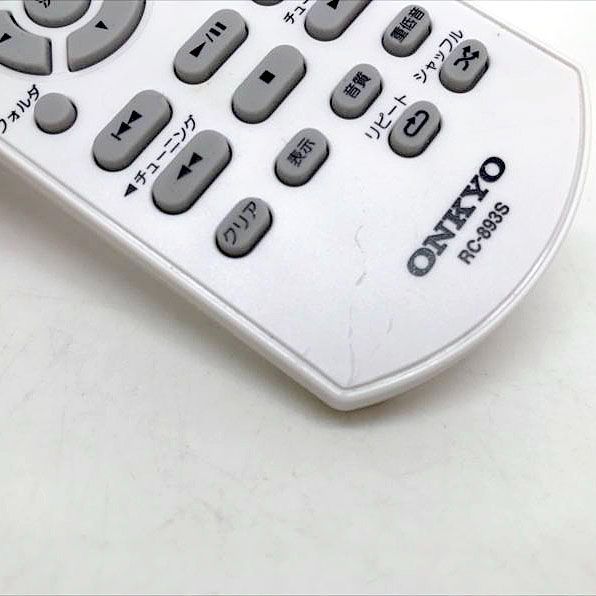 E6744◇〒 展示品 ONKYO (オンキョー) RC-893S 純正 CDレシーバー用