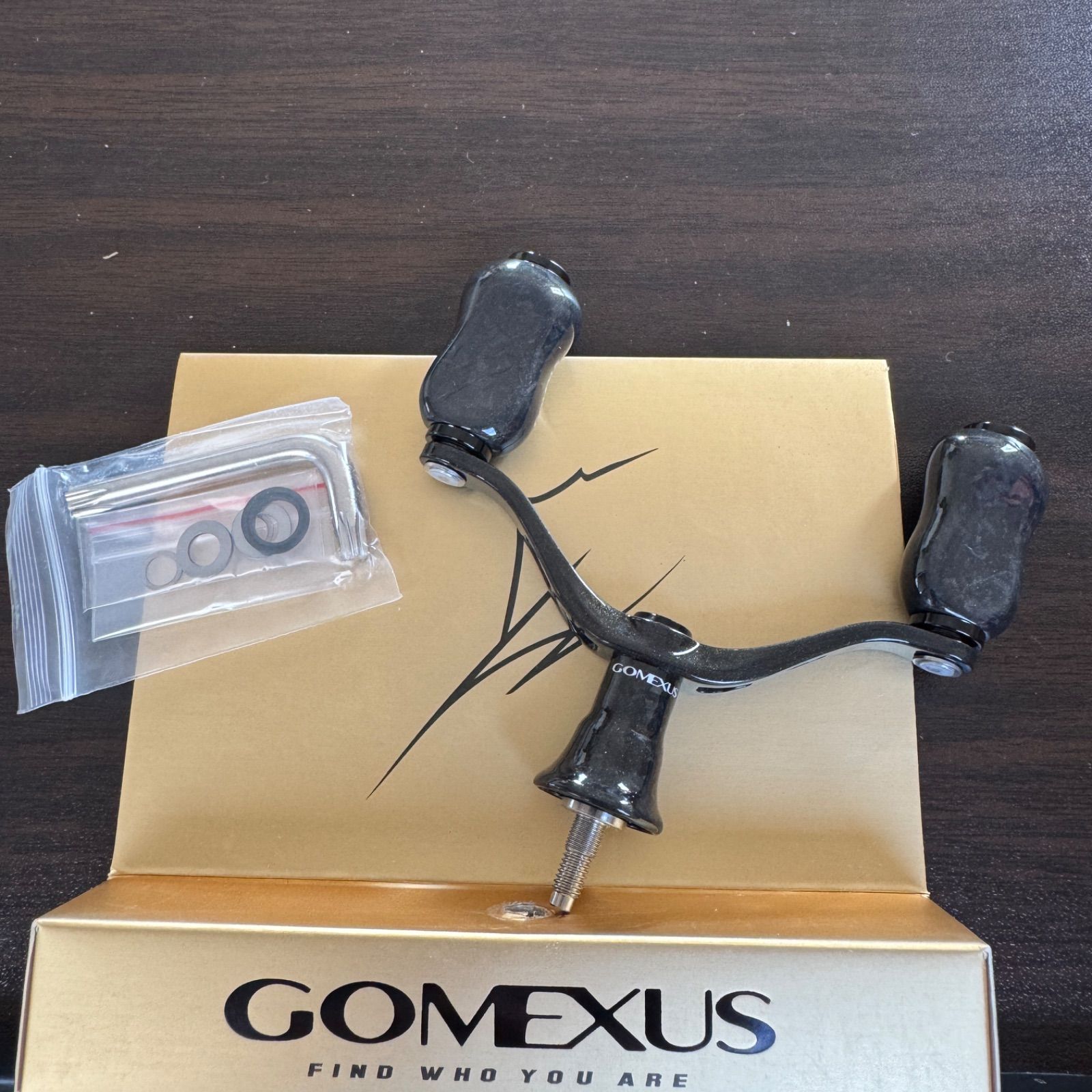 GOMEXUS シマノ用FY-F22 鍛造カーボンダブルハンドル 82mm - メルカリ