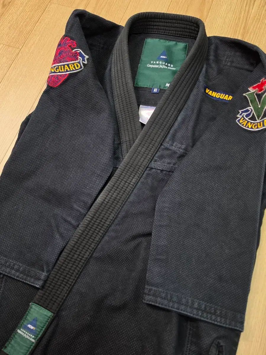 뱅가드 柔術 Jiu-Jitsu 柔道着 黒 A1 サイズ
