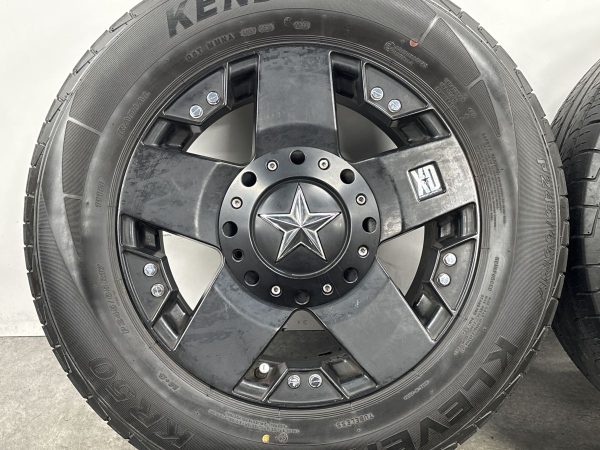 ホイールのみ販売可】KMC ロックスター XD775 17in 8J +35 PCD114.3