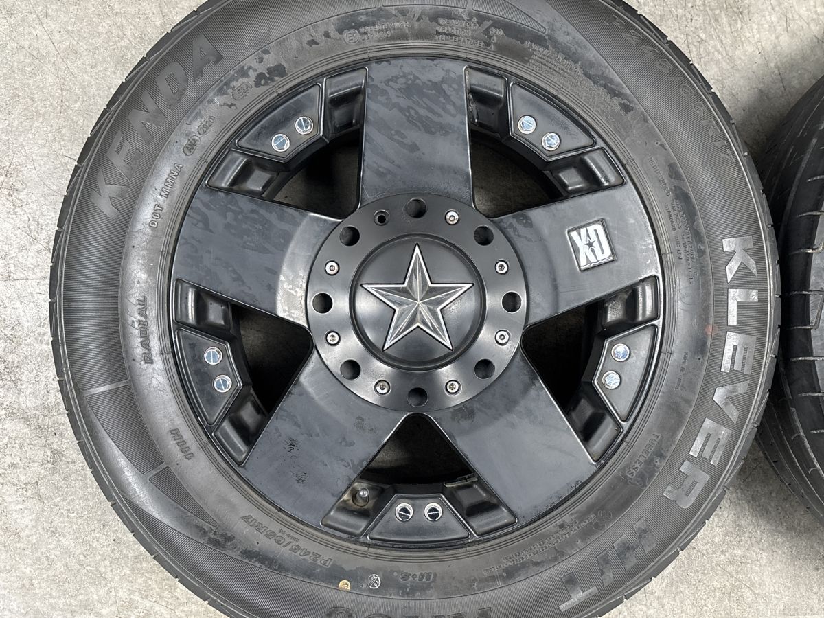 ホイールのみ販売可】KMC ロックスター XD775 17in 8J +35 PCD114.3
