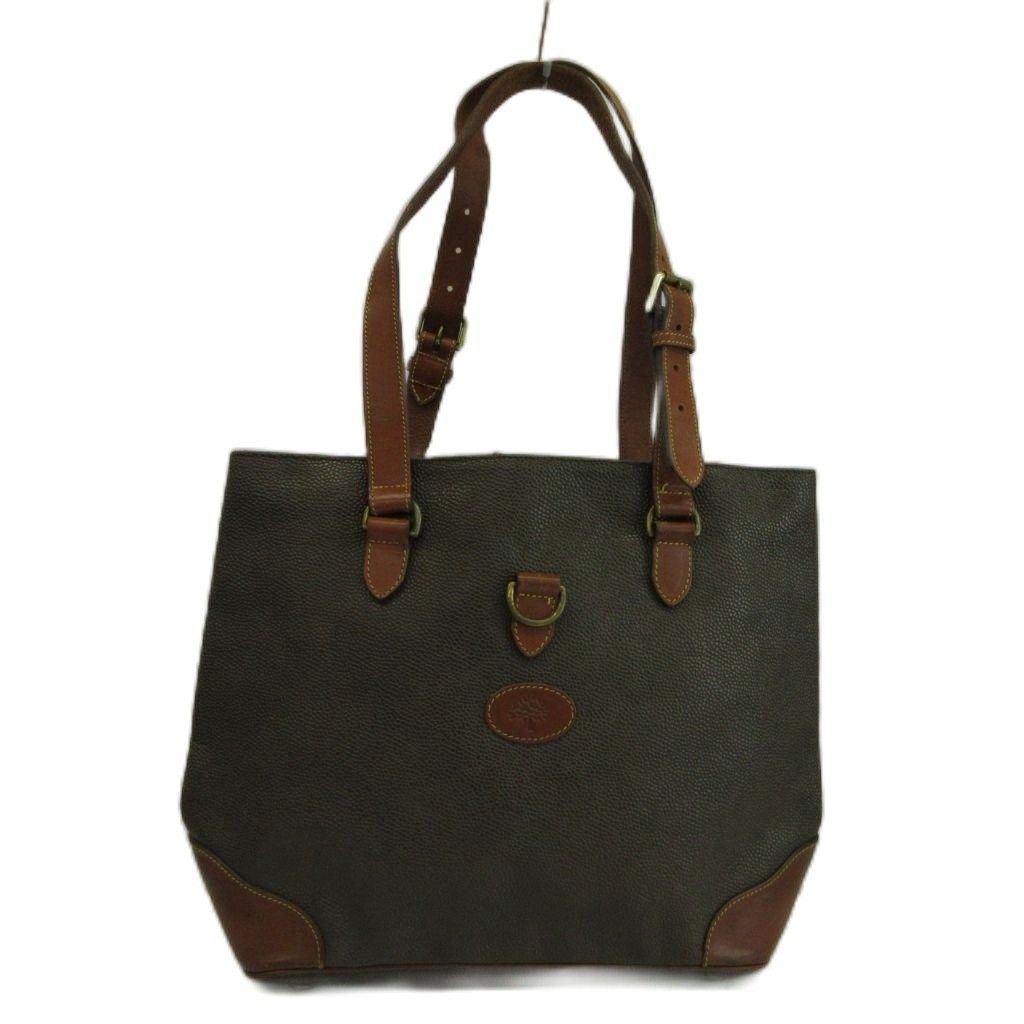 マルベリー Mulberry トートバッグ ワンショルダー PVC レザー 型押し