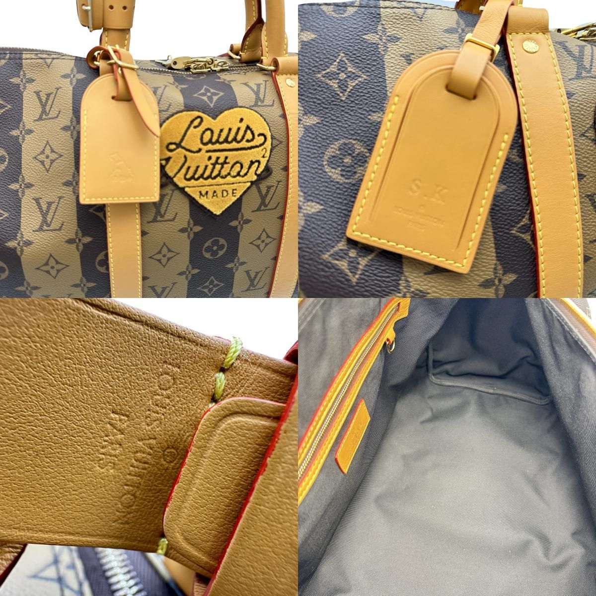 ルイ・ヴィトン LOUIS VUITTON キーポル・バンドリエール 50 LV×NIGO