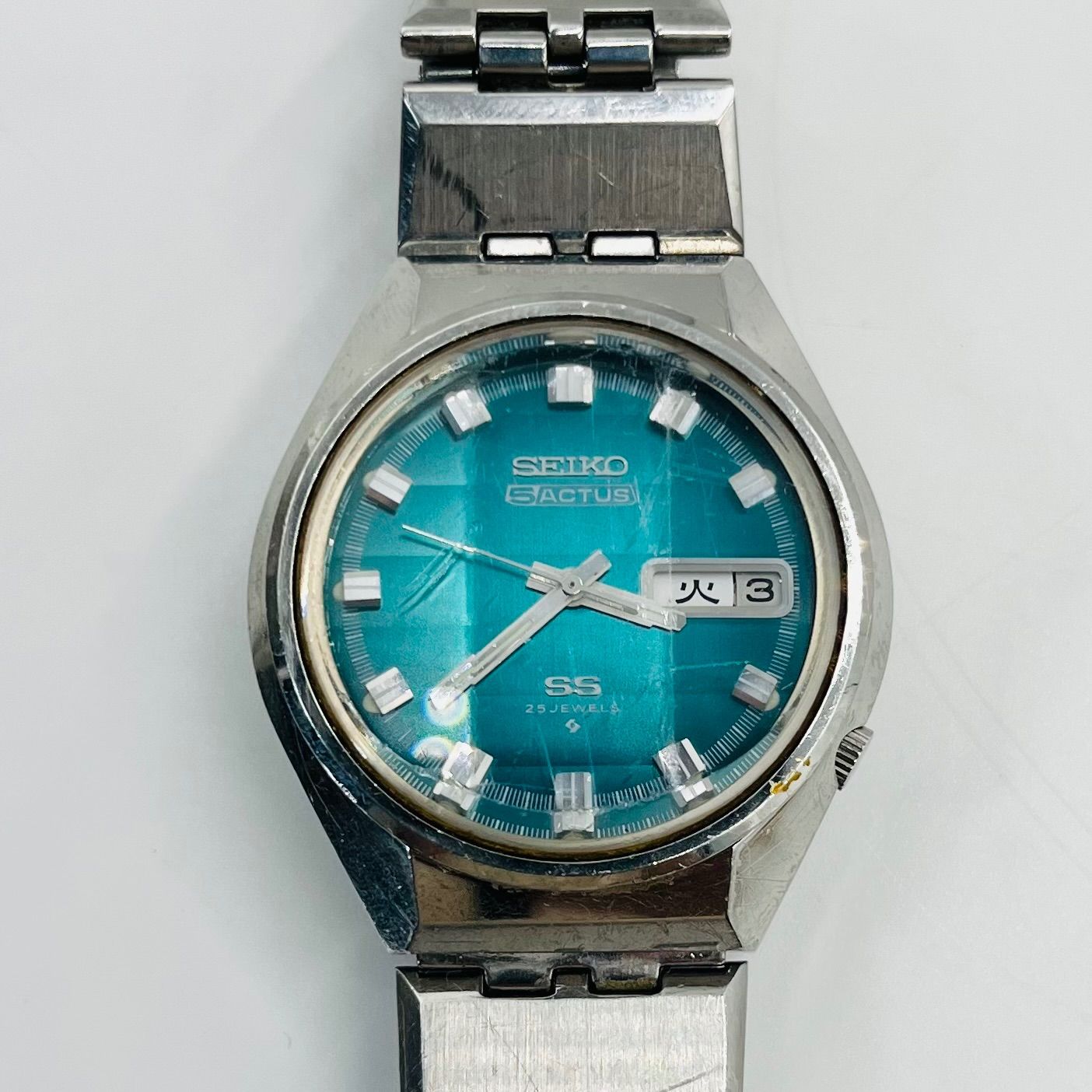ジャンク品】腕時計/SEIKO/セイコー/5ACTUS/25石/6106-7690/現状品 