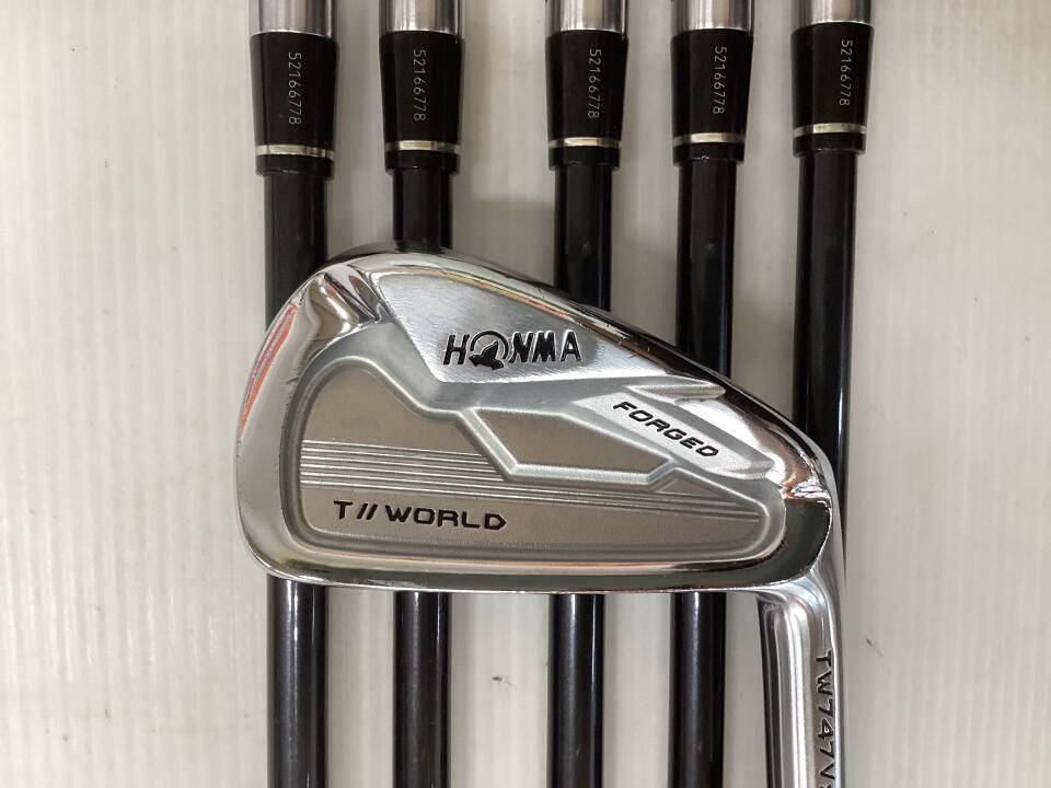 ホンマゴルフ　TOUR WORLD TW747 Vx　VIZARD IB-WF 85　Sフレックス　アイアンセット　中古【最短即日発送】