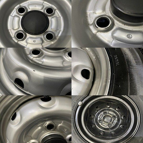 タイヤ新品 26年製【BS K370 145/80R12 80/78N LT】夏タイヤ【スチール 