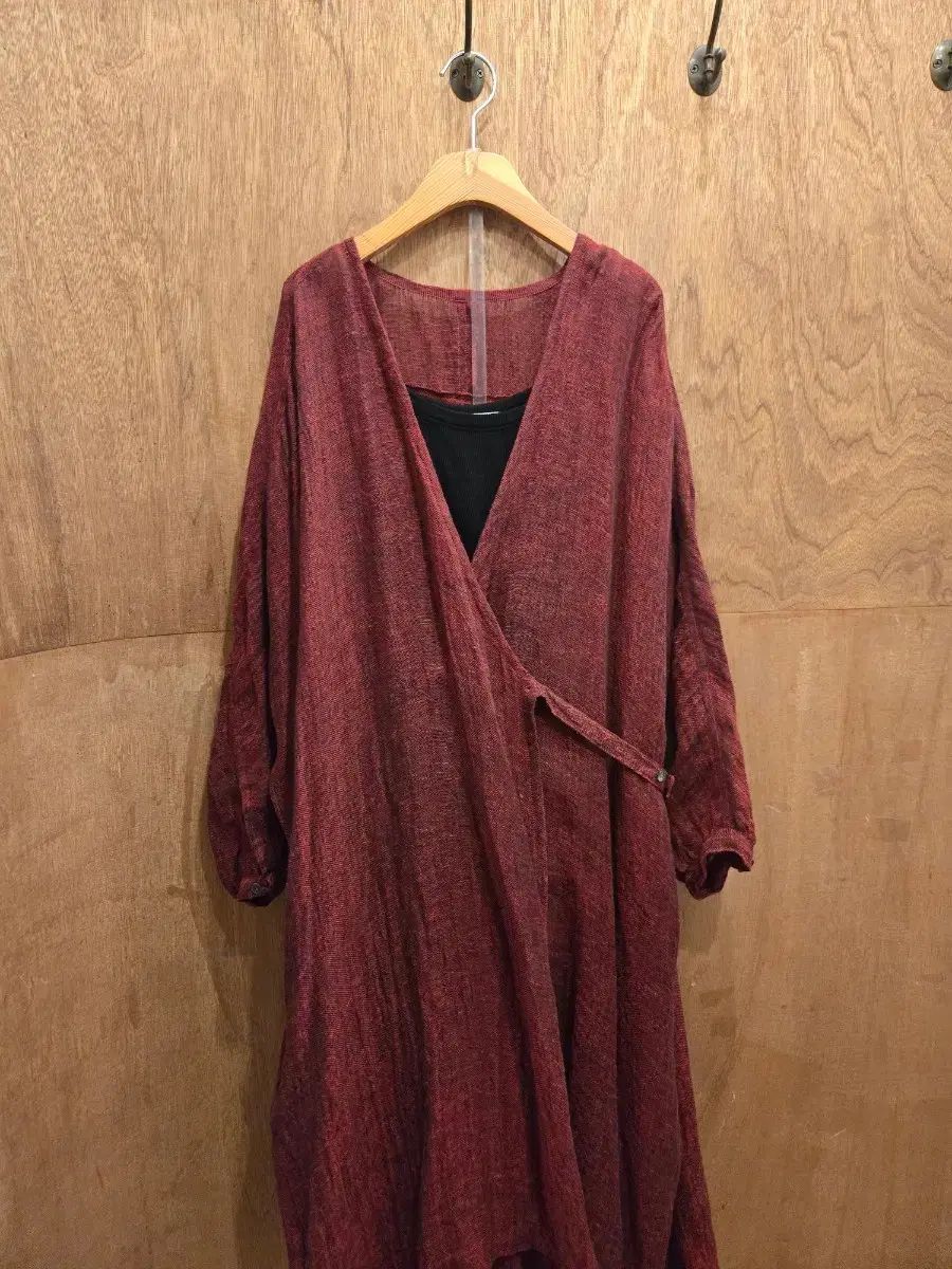 リネンスカートカーディガンセット