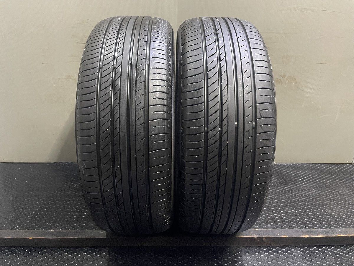 YOKOHAMA ADVAN dB V552 225/55R18 18インチ 夏タイヤ 2本 21年製 バリ溝 クロストレック エルグランド デリカD:5 スバルXV等　(KTO845)