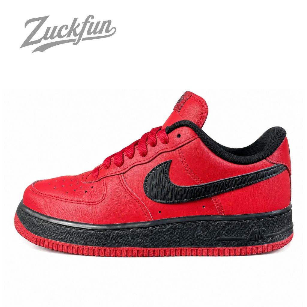 NIKE AIR FORCE 1 LOW BY YOU エア フォース 1 ロー カット バイ ユー レッド ブラック 黒 レディース ナイキ スニーカー 24 cm U11251
