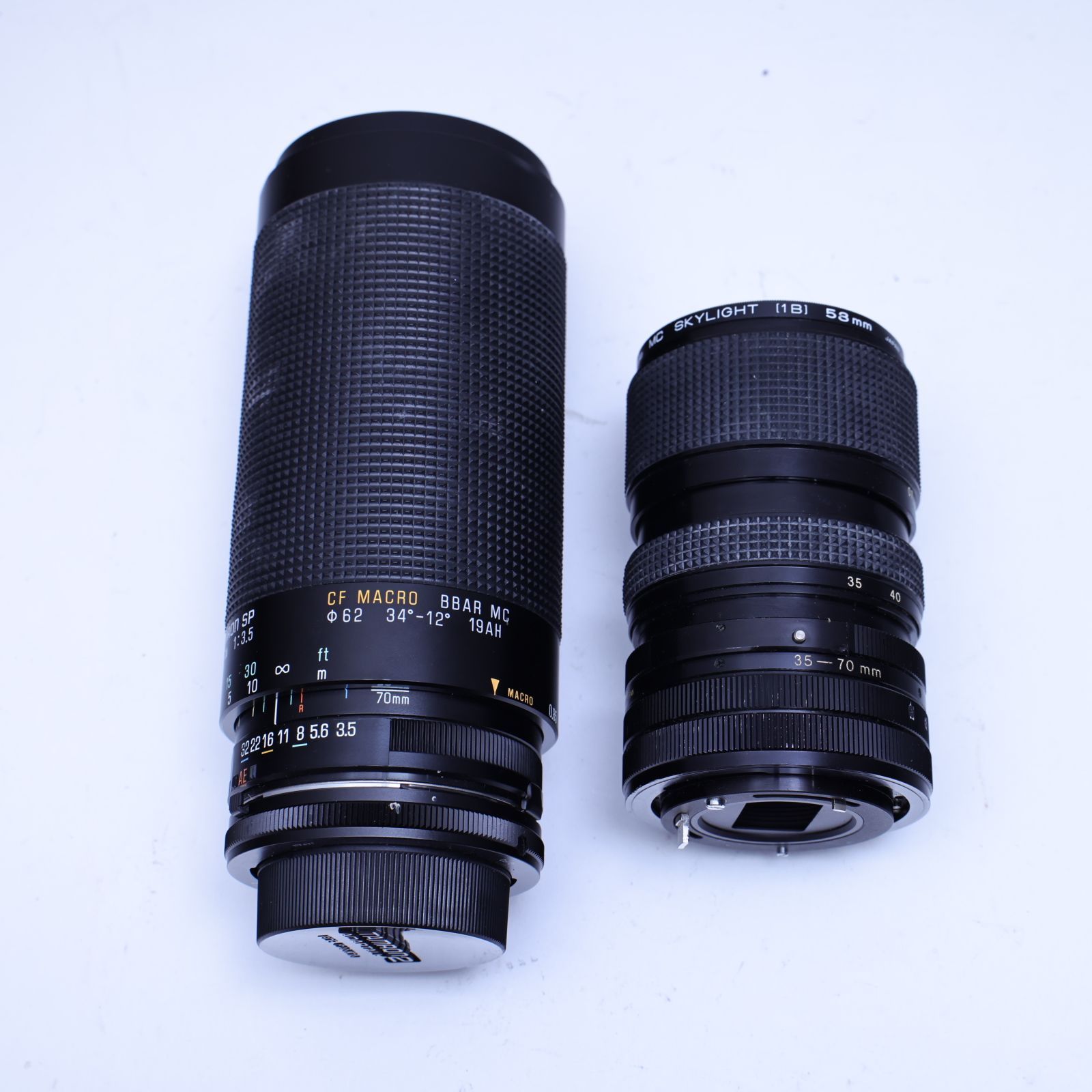 レンズ2本セット　Canon FDマウント　SP 70-210mm F3.5 TEFNON 35-70mmf2.8-3.8