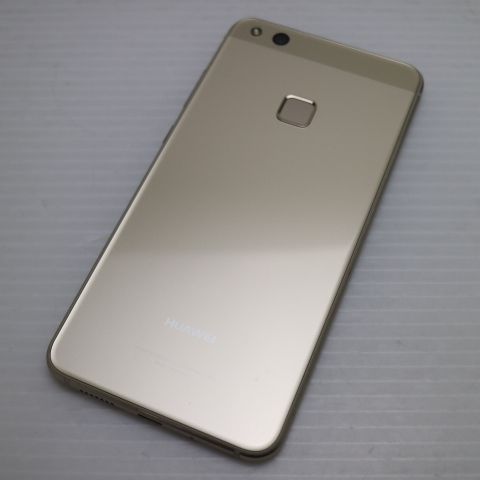 超美品 SIMフリー HUAWEI P10 lite ゴールド 即日発送 スマホ HUAWEI