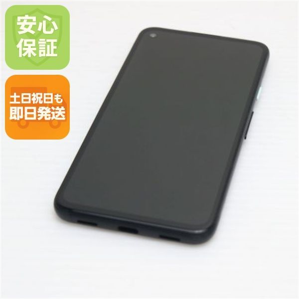 超美品 SIMフリー Google Pixel 4a ブラック スマホ 白ロム 土日祝発送